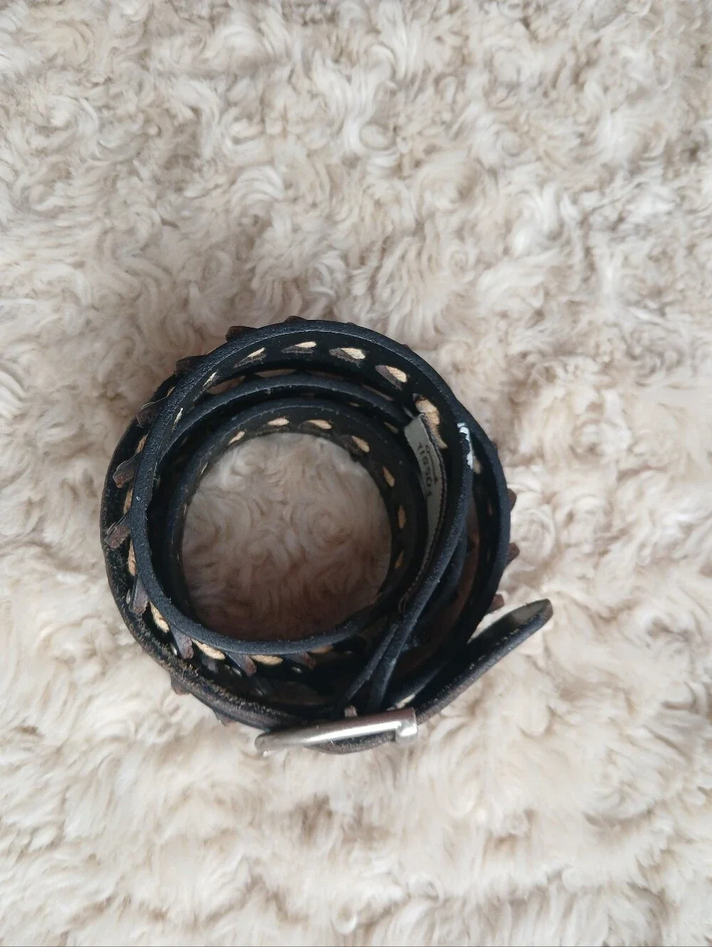 Fossil black braided
